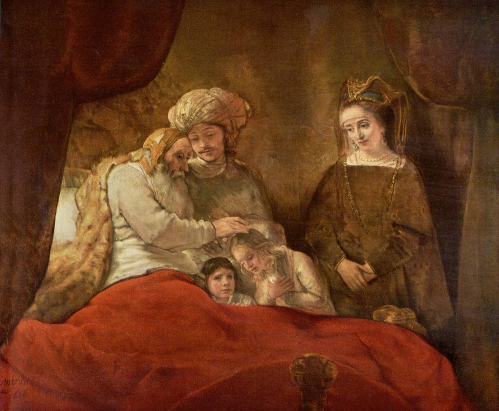 jacob blessing joseph's sons