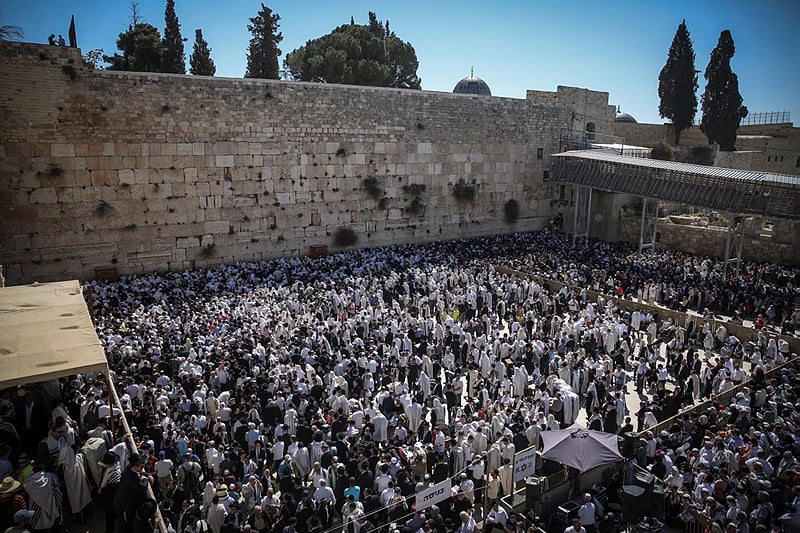 western wall priestly benediction