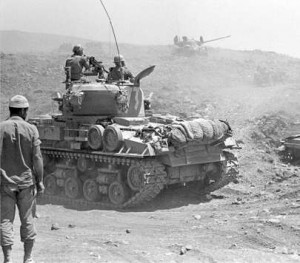 IDF Tank During 1967 Six Day War