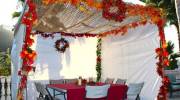 Sukkah at Sunset in Israel