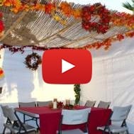 Sukkah at Sunset in Israel