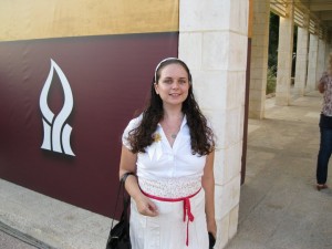 Rachel Avraham on BGU campus