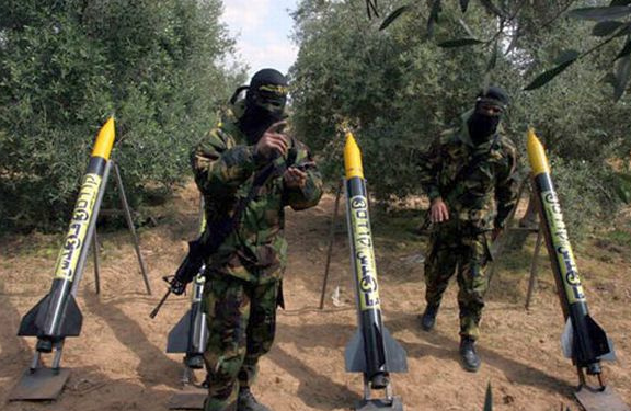 Hamas rocket launchers
