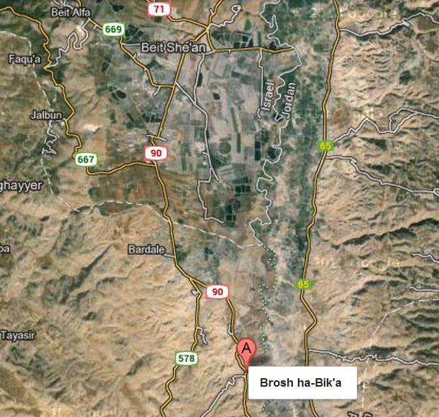 Brosh Ha Bika Israel Google Maps Google Chrome