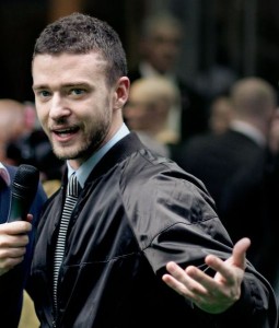 Pop artist Justin Timberlake is expected to visit Israel in 2014. (Photo: Gary King)