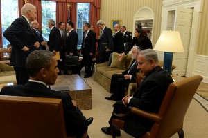 US President Obama and Israeli PM Netanyahu at the White House on Sept. 30. (Kobi Gideon/Flash90)
