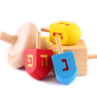 Chanukah dreidels, a popular game for children. (Shutterstock)