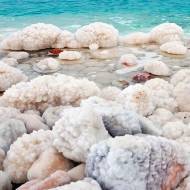 Dead Sea salt deposits