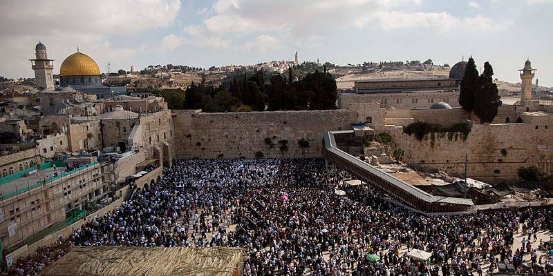 Birkat Kohanim at Western Wall