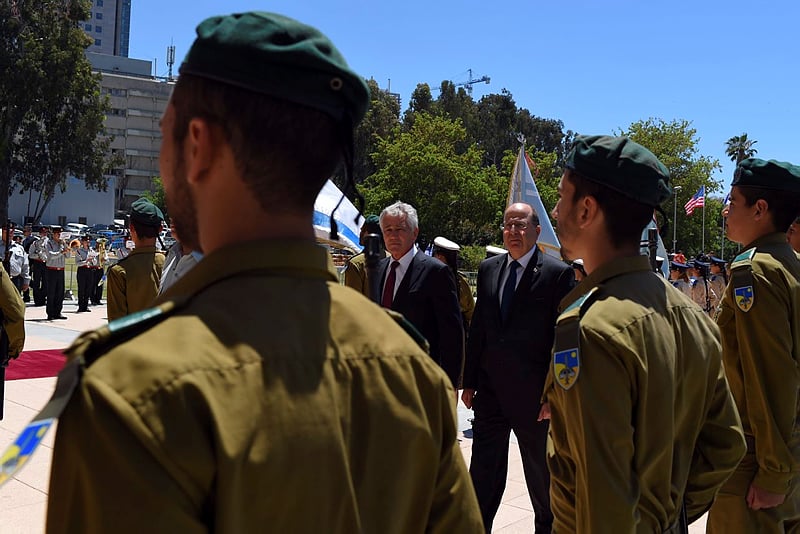 Moshe Yaalon and Chuck Hagel