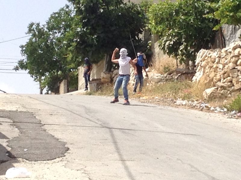 rock-throwing