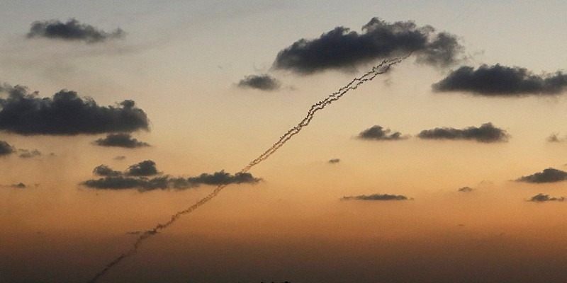 Rockets into Israel