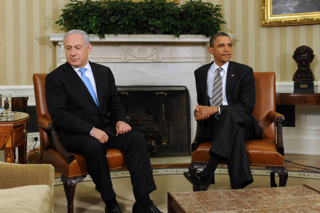 Obama and Netanyahu.