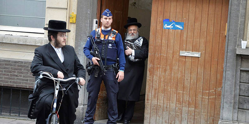 Belgiun police Jewish center