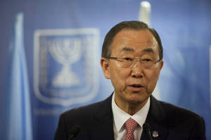 Daniel Tregerman's parents want answers from UN Secretary-General Ban Ki-moon. (Photo: Yonatan Sindel/Flash90)