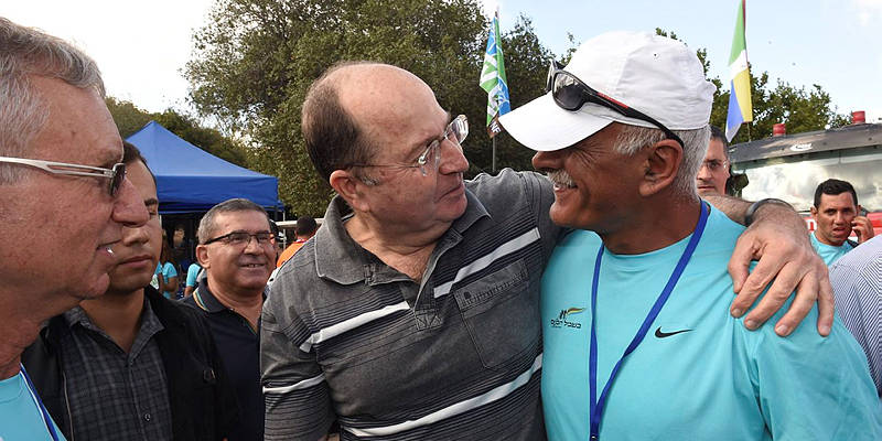 Yaalon at the event for the Druze fallen soldiers