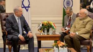 PM Netanyahu and India's PM Modi meet.(Photo: Avi Ohayon/GPO)