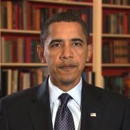 Obama during his weekly address to the nation