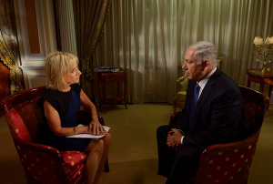 PM Netanyahu being interviewed by press in New York. (Photo: Avi Ohayon/GPO)