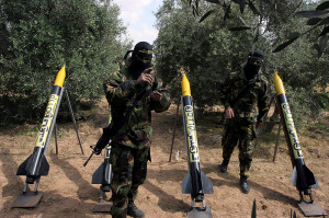 Hamas prepares to launch rockets on Israel. (Photo: Abed Khatib/Flash90)