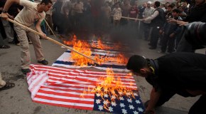 burn us flag