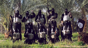 ISIS terrorists in Gaza. (Photo: ISIS YouTube video)