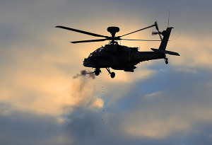 Un helicóptero de la IAF en acción.  (Foto: IAF)