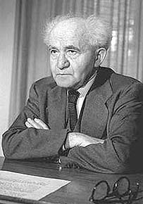 David Ben-Gurion, first Israeli prime minister. (Photo: Knesset)