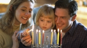 lighting the chanukah menorah