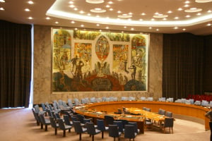 Security Council chamber, United Nations headquarters. (Photo: shutterstock)
