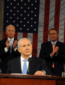 PM Netanyahu addresses Congress. (Photo: Avi Ohayon/GPO)