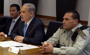 Prime Minister Benjamin Netanyahu at special meeting on Thursday. (Photo: Haim Zach/Flash90)