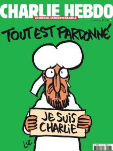 The cover of the post-attack Charlie Hebdo edition. (Photo: nrg.co.il)