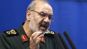 Iranian Brig.-Gen. Hossein Salami threatens Israel with "crushing response." (Photo: jihadwatch.org)