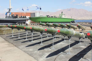 Rockets sent from Iran to Gaza, which were intercepted by the IDF. (Photo: IDF)