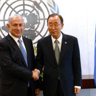 PM Netanyahu meets with UN head Ban in Israel. (Photo: Kobi Gideon/GPO)