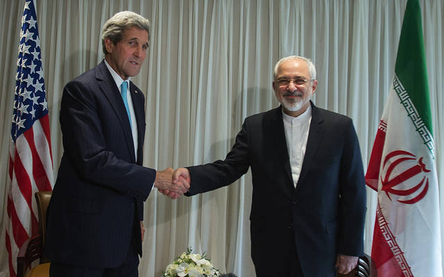 Secretary of State John Kerry meets with Iranian Foreign Minister Javad Zarif.