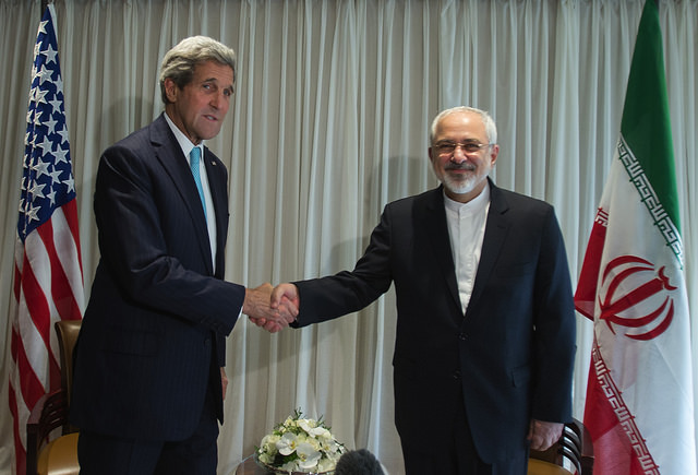 Secretary of State John Kerry meets with Iranian Foreign Minister Javad Zarif.