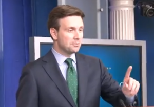 Josh Earnest, White House Press Secretary. (Youtube screenshot)