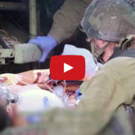 IDF assists wounded Syrian civilians. (Screenshot)