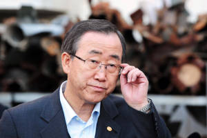 UN Secretary General Ban Ki-Moon. (Shutterstock)