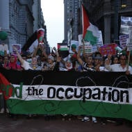 BDS supporters protest against Israel. (A. Katz/Shutterstock)