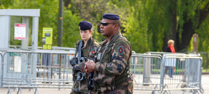 French security forces on patrol. (Photo: kavalenkau/Shutterstock)