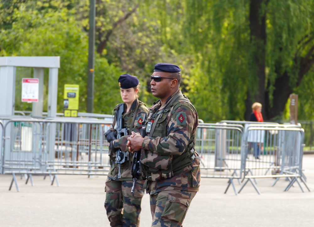 French security forces on patrol. (Photo: kavalenkau/Shutterstock)