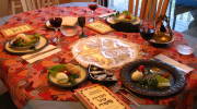 seder table