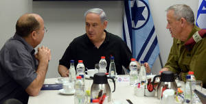 Netanyahu Gantz Ya'alon