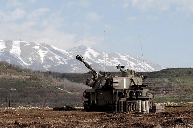 IDF artillery north border