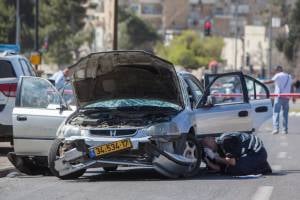 Ataque terrorista Jerusalén.  (Yonatan Sindel / Flash90)