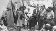 Jewish refugees from Arab lands in a transit camp in Israel. (Wikipedia)