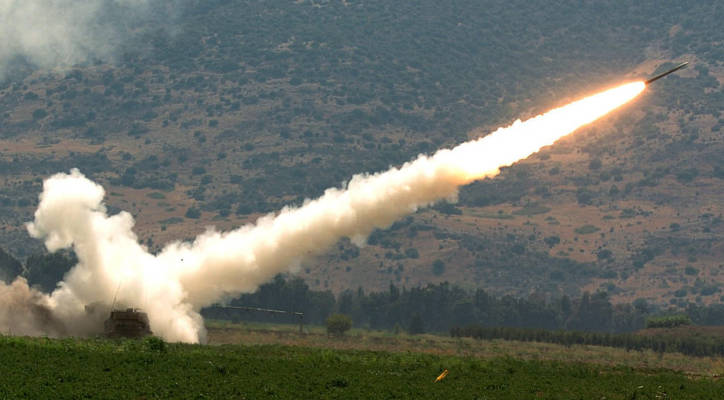 Rocket fired at Hezbollah.
